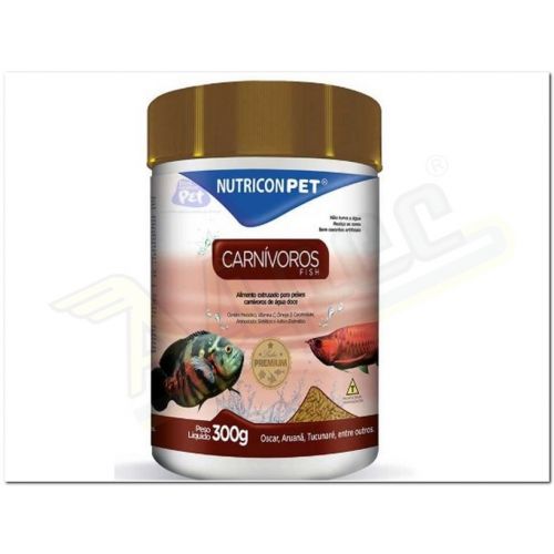 Imagem do produto NUTRICONPET - RACAO CARNIVOROS FISH P/PEIXES PT 300G